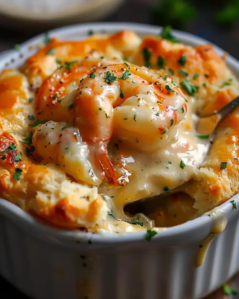 Shrimp & Lobster Cheddar Bay Biscuit Pot Pie
