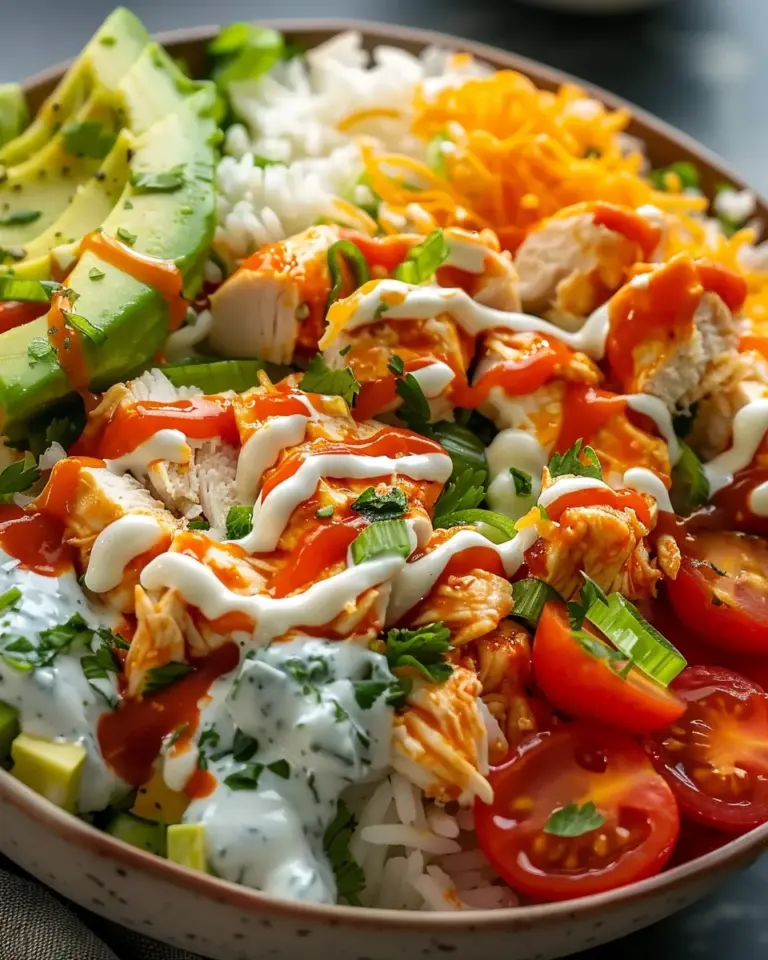 Buffalo Chicken Protein Bowl