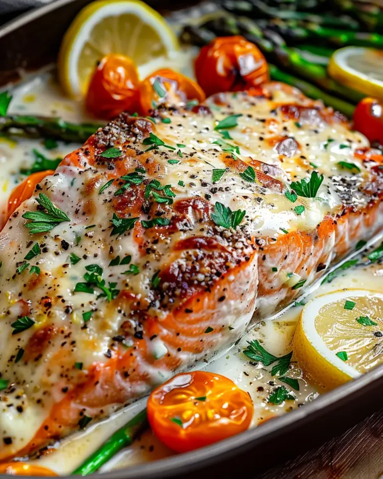 Baked Boursin Salmon – Creamy, Flavorful & Perfectly Baked