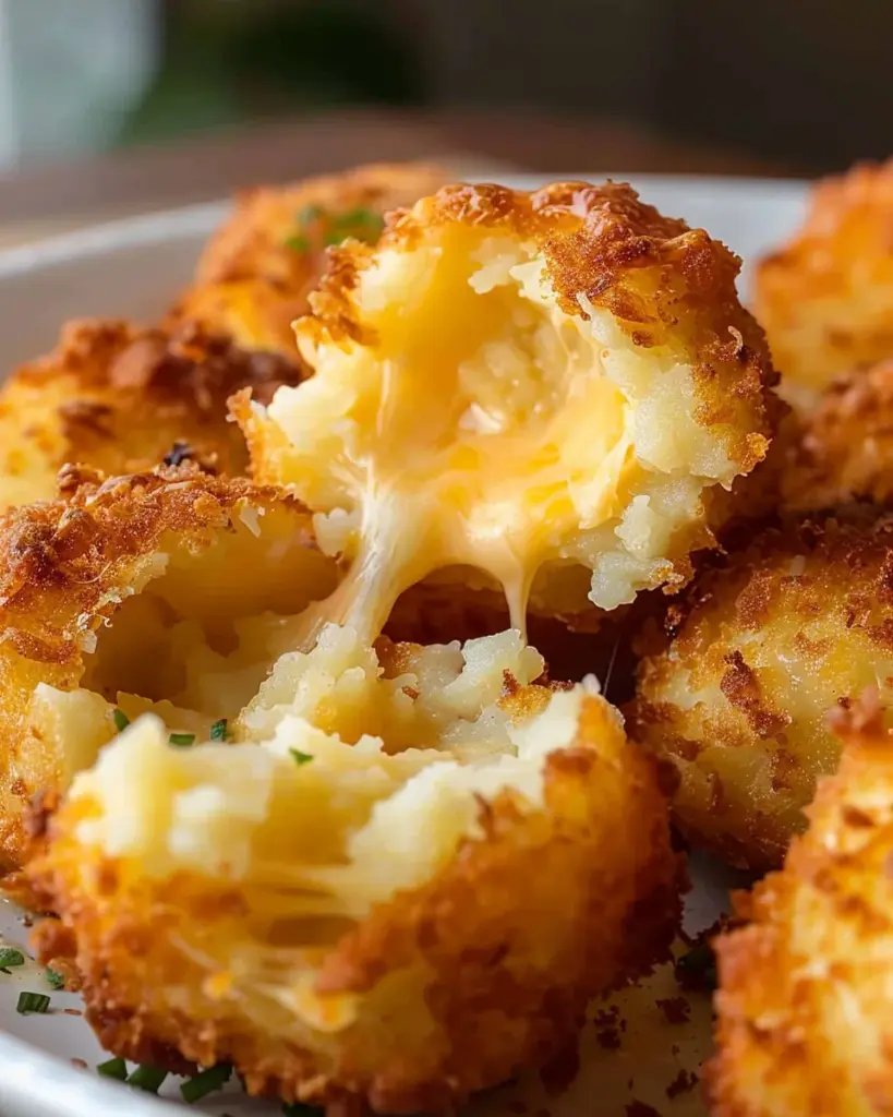 Crispy Mashed Potato Cheese Puffs