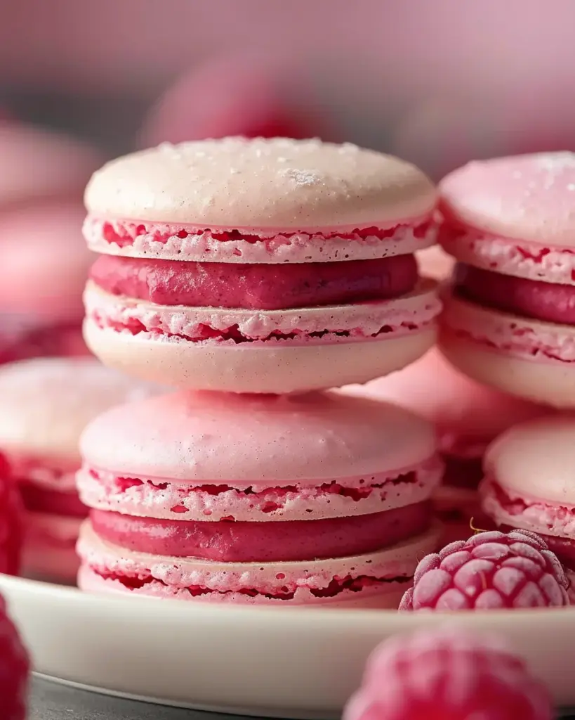 Raspberry Macarons Recipe