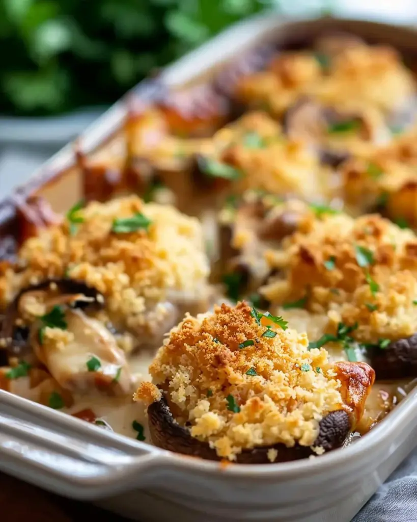 Stuffed Mushroom Casserole