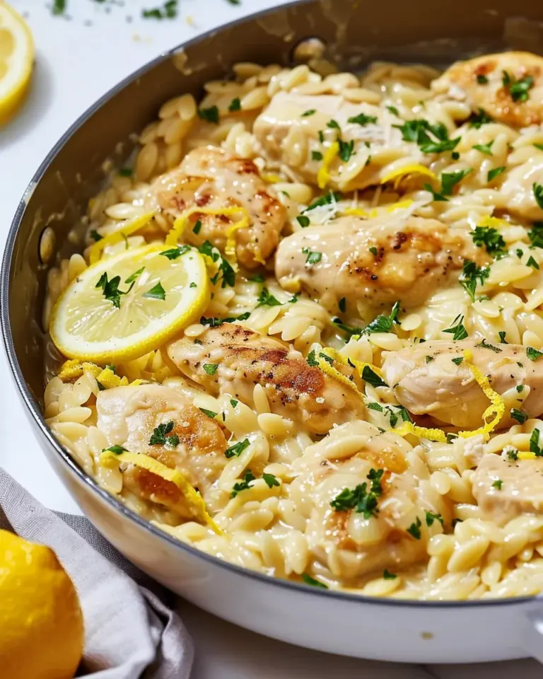 Creamy Lemon Chicken Orzo