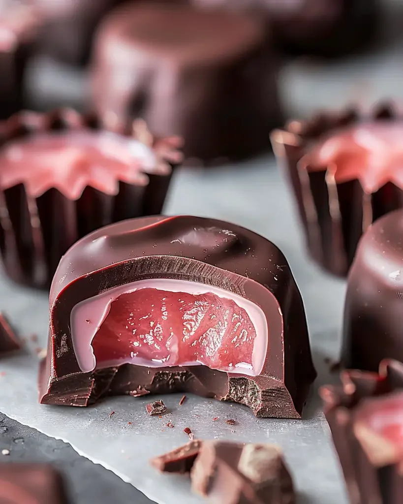 Strawberry Cream Chocolates