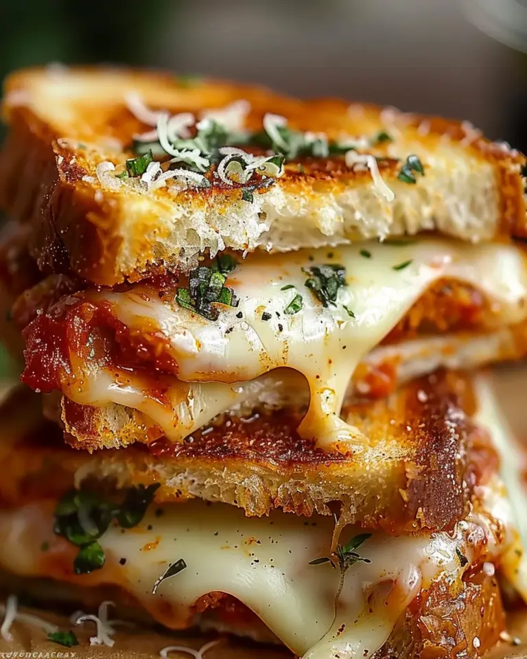 Chicken Parmesan Grilled Cheese – Easy Recipe