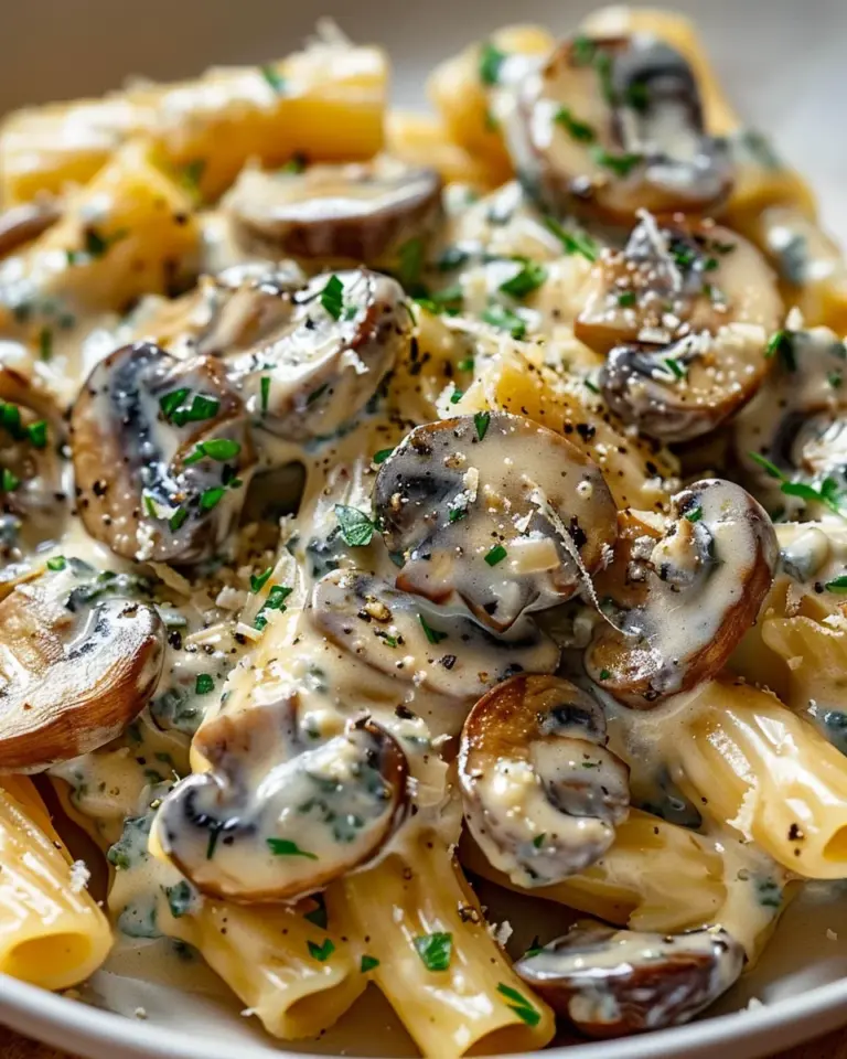 Gorgonzola Truffle Cream Mushrooms