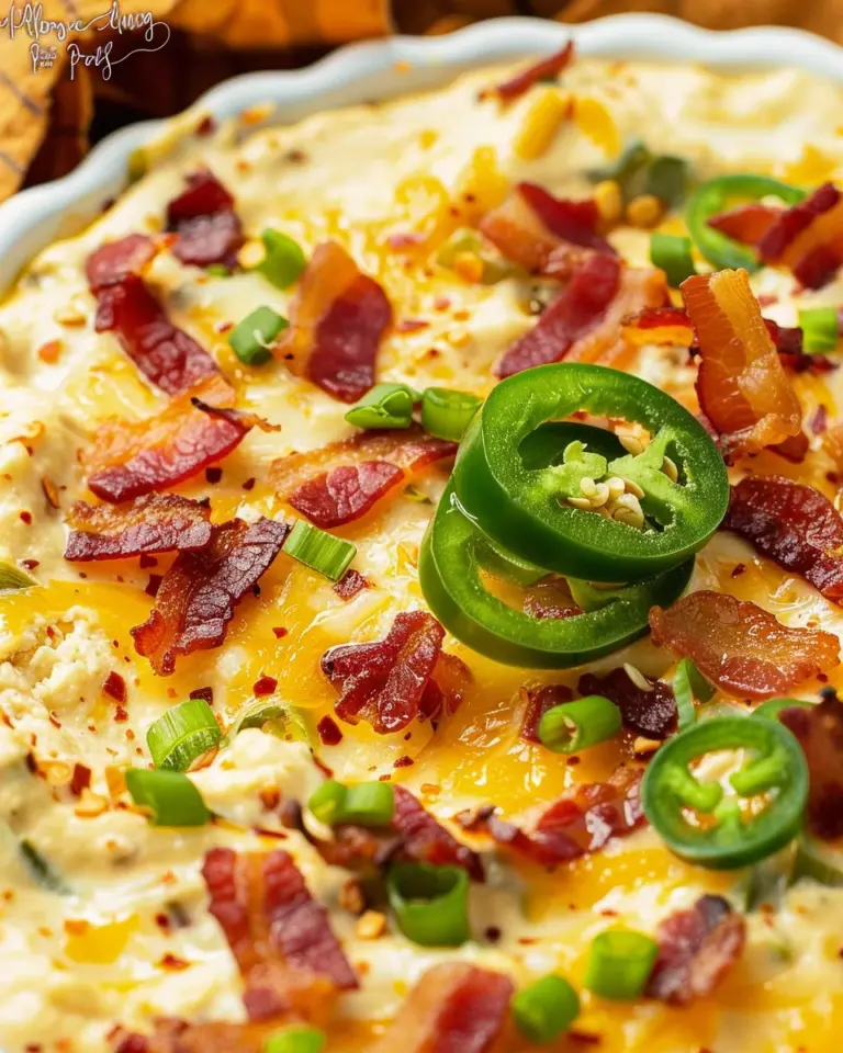 Crockpot Jalapeno Popper Dip with Bacon