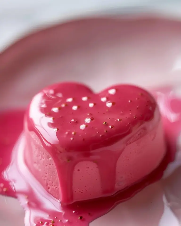 Heart-Shaped Raspberry Mousse Recipe