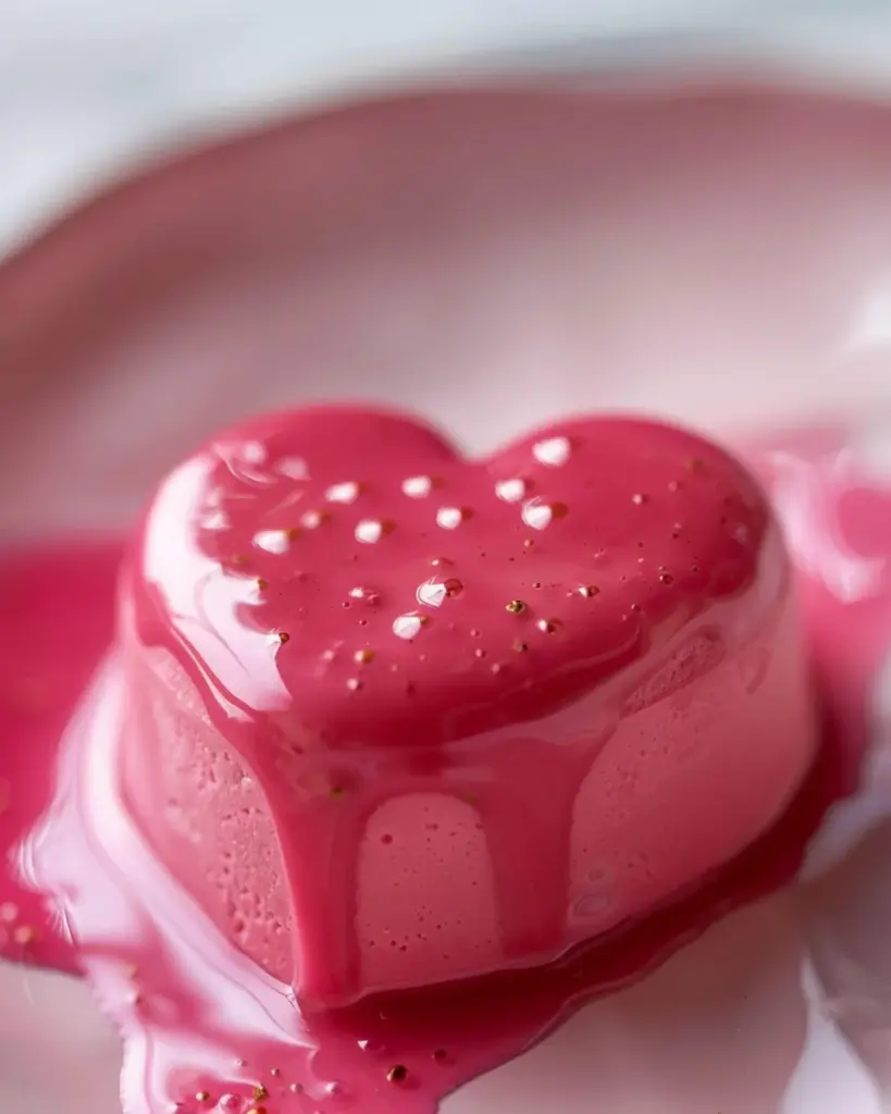 Heart-Shaped Raspberry Mousse Recipe