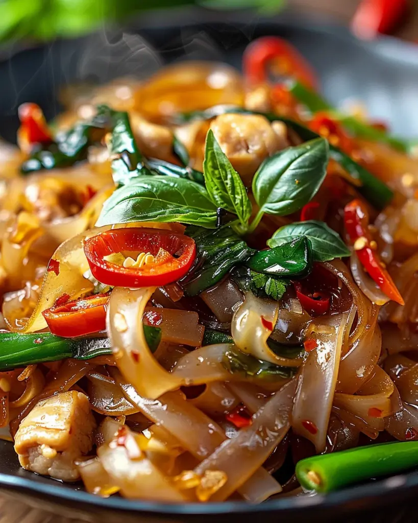 Street Style Thai Drunken Noodles: The Ultimate Amazing Recipe