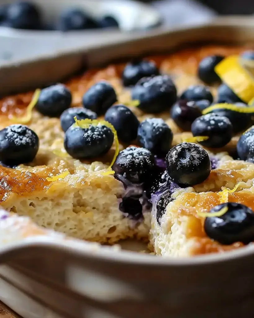 High-Protein Lemon Blueberry Breakfast Bake with Cottage Cheese: An Amazing Ultimate Recipe