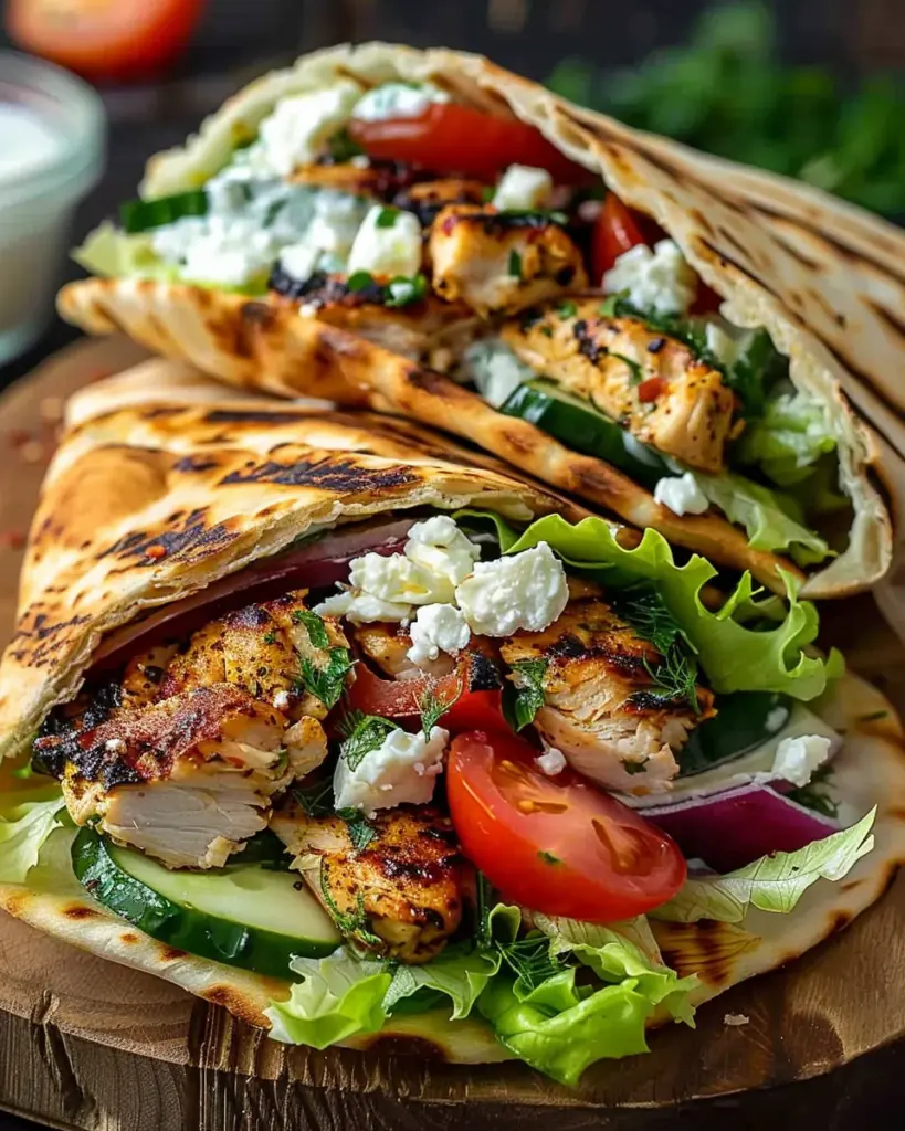 Grandma’s Mediterranean Chicken Gyros