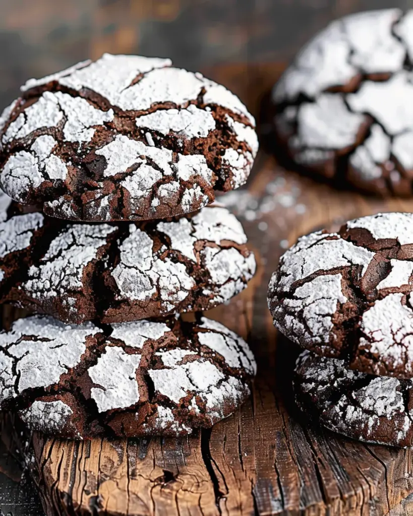 Chocolate Crinkle Cookies