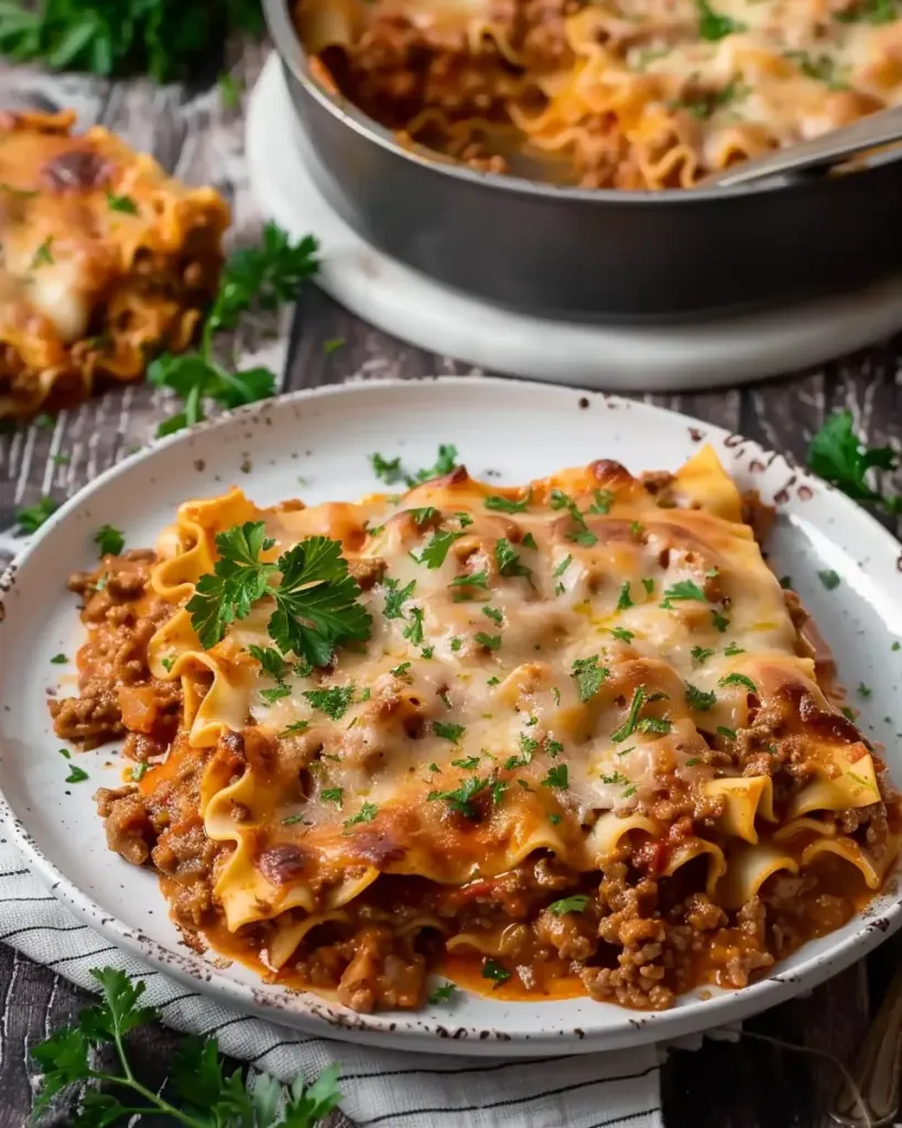 Classic Hamburger Helper Lasagna