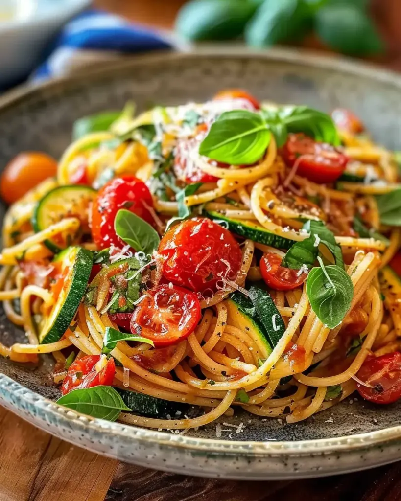 Tomato Zucchini Pasta