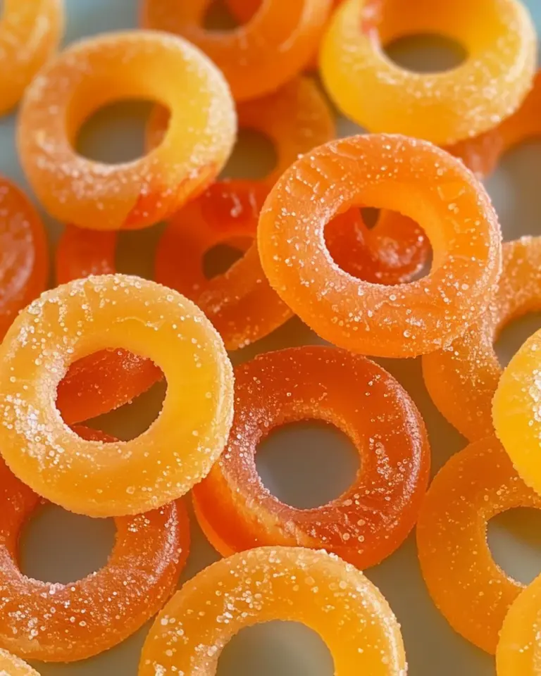 Homemade Peach Rings