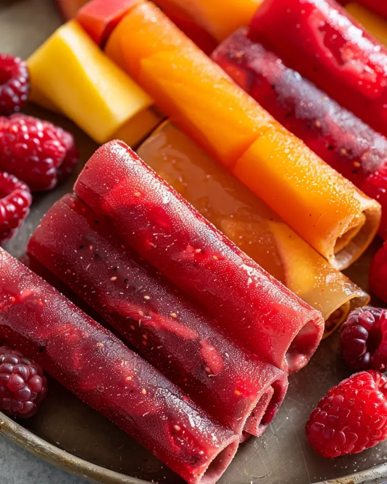 3-Ingredient Homemade Fruit Roll-Ups