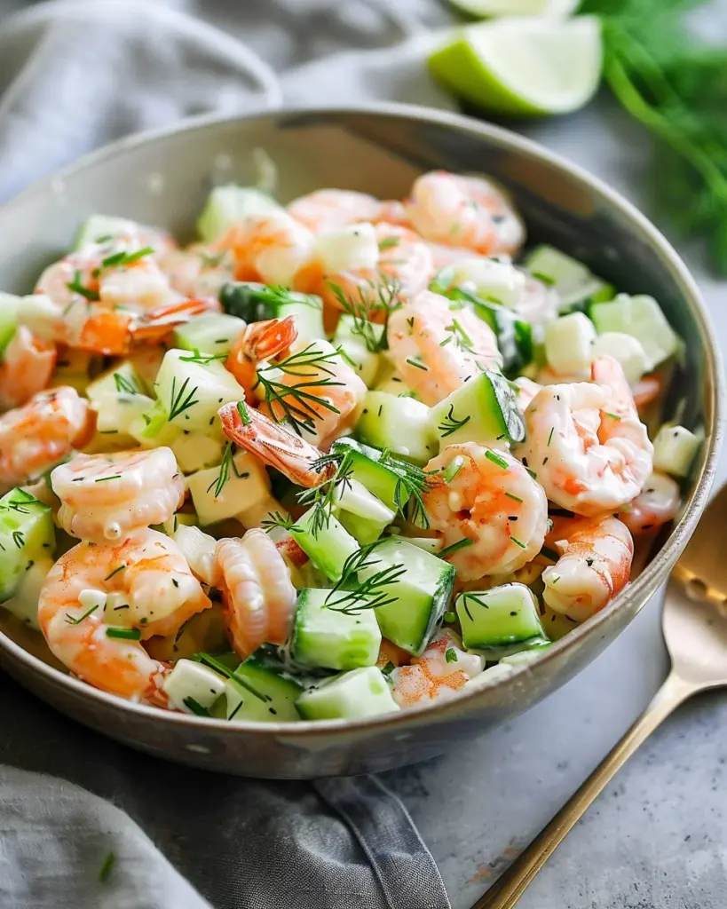 Cucumber Shrimp Salad