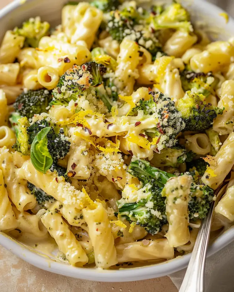 Baked Feta and Broccoli Pasta
