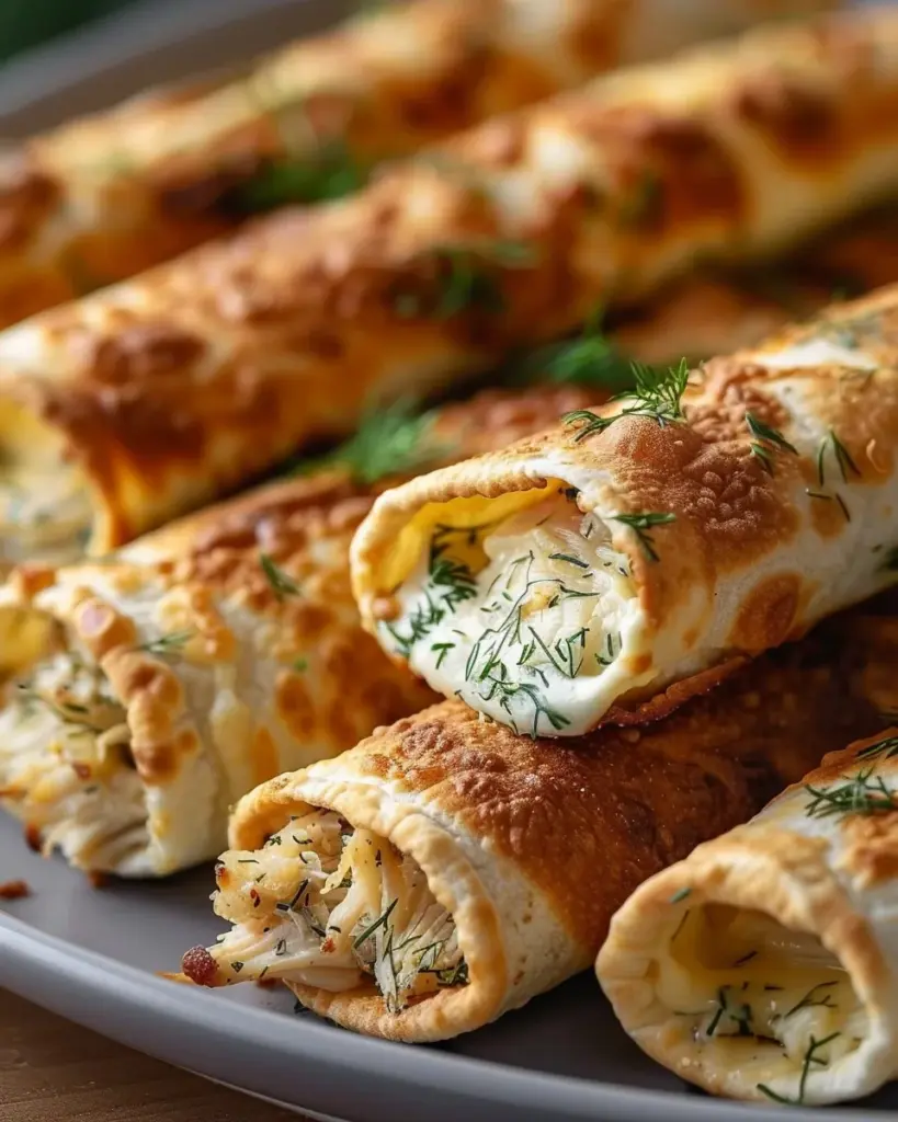 Dill Pickle Ranch Chicken Taquitos