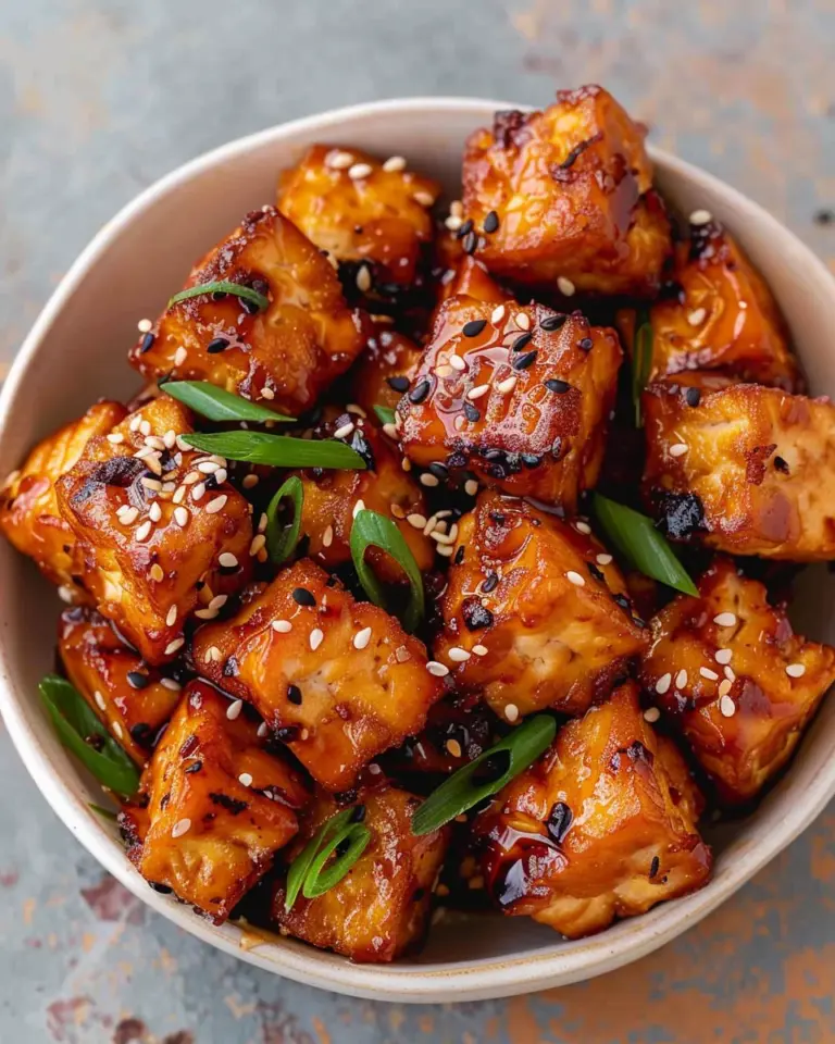 Air Fried Miso Sesame Tofu