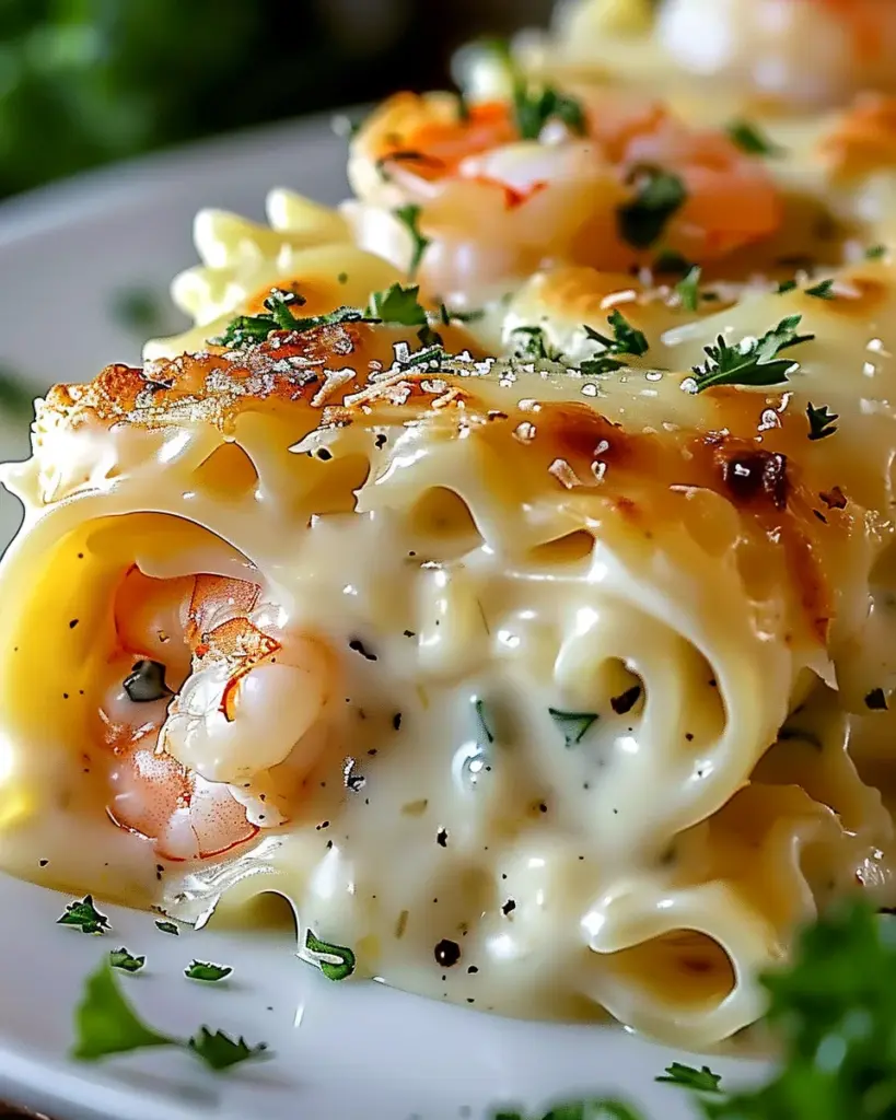 Shrimp & Crab Alfredo Lasagna Roll-Ups: A Cozy Culinary Delight