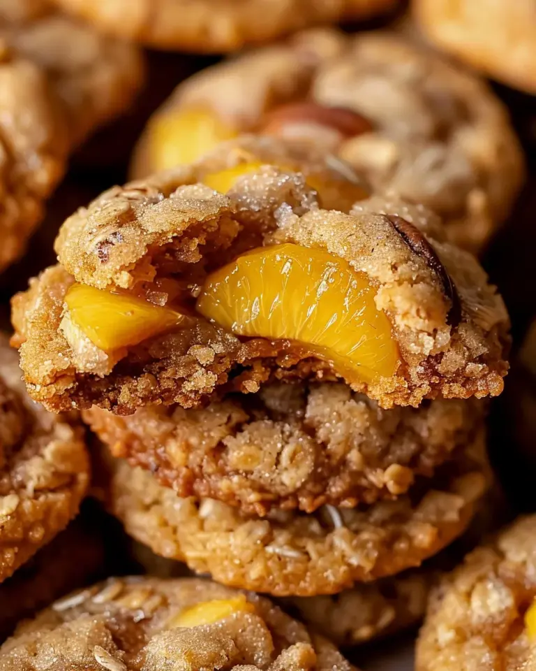 Indulgent Peach Cobbler Cookies for Sweet Summer Bliss