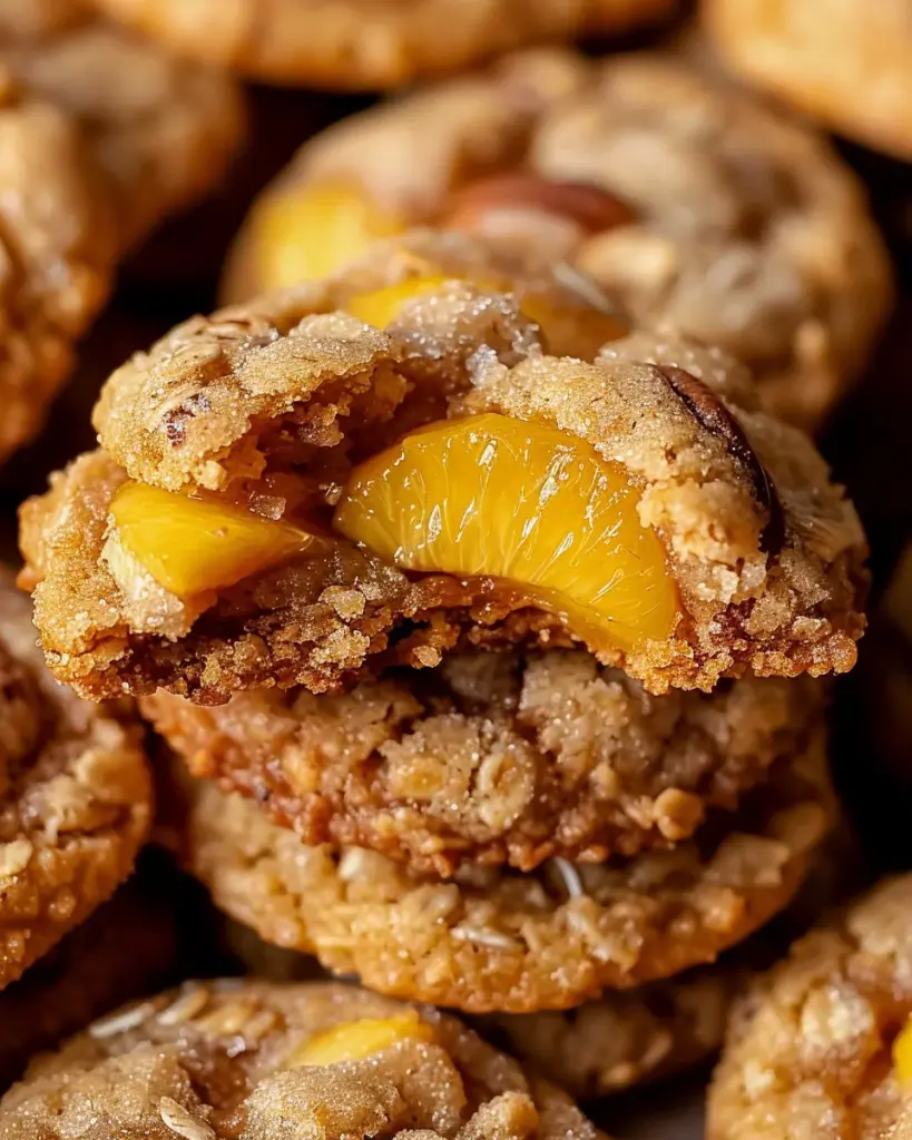 Indulgent Peach Cobbler Cookies for Sweet Summer Bliss