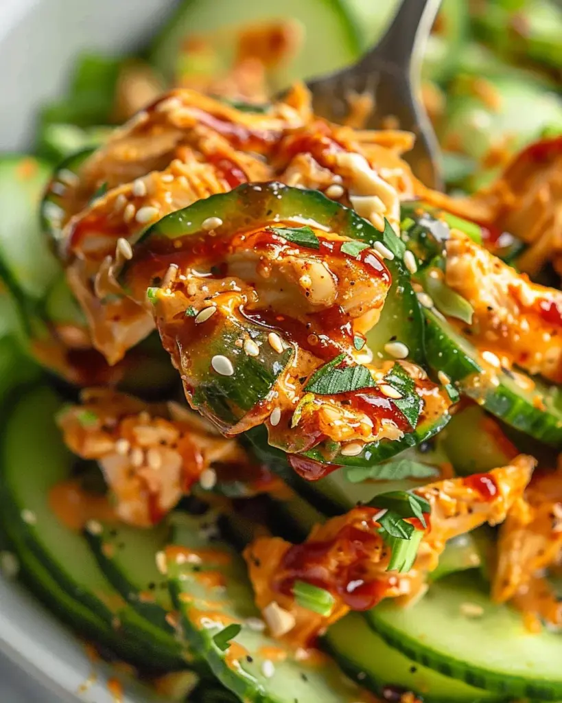Thai Cucumber Salad with Chicken