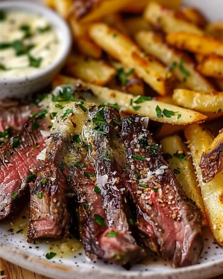 Garlic Parmesan Steak Fries
