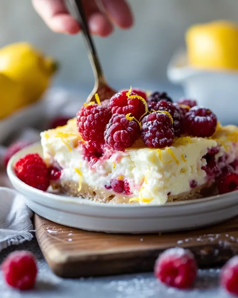 Lemon Raspberry Cottage Cheese Bake – 1 Light, Simple Favorite