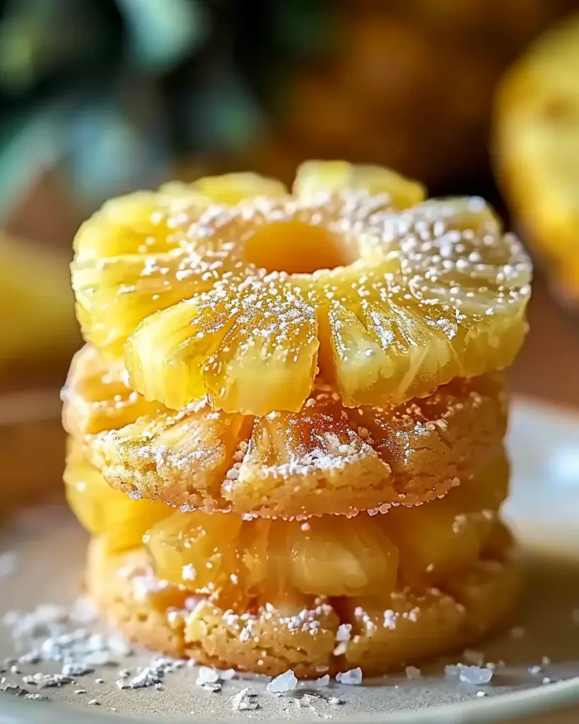 Pineapple Upside Sugar Cookies