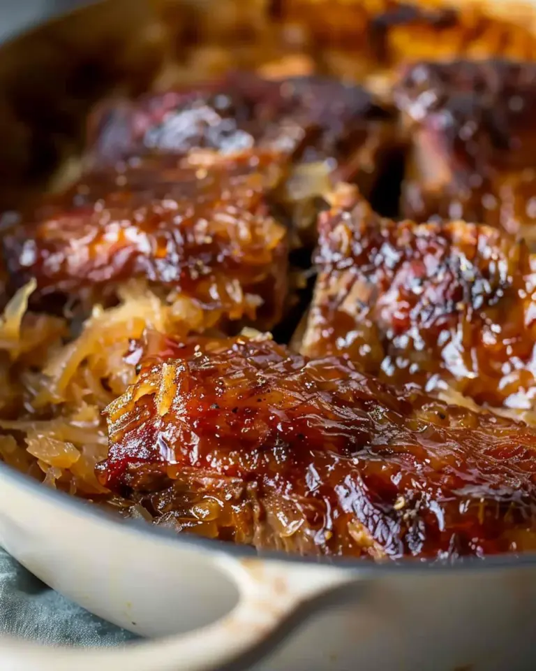 Juicy Braised Pork and Sauerkraut with Brown Sugar – Alrightwithme