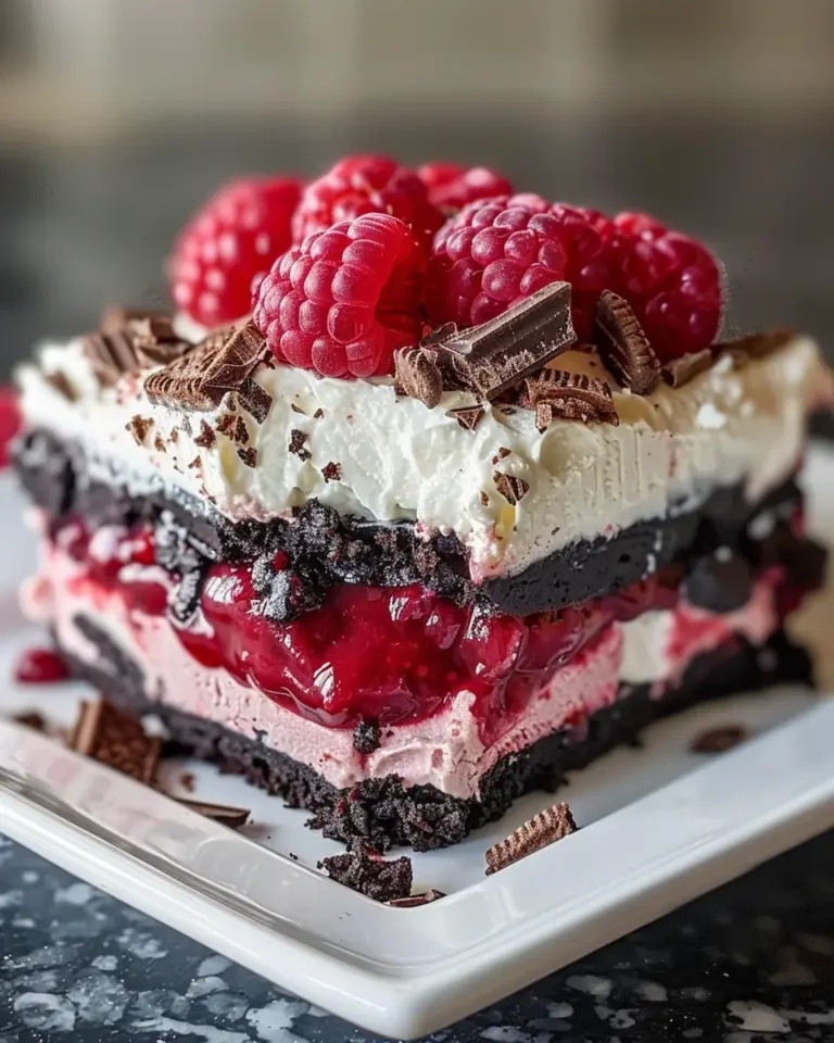 Raspberry Chocolate Lasagna