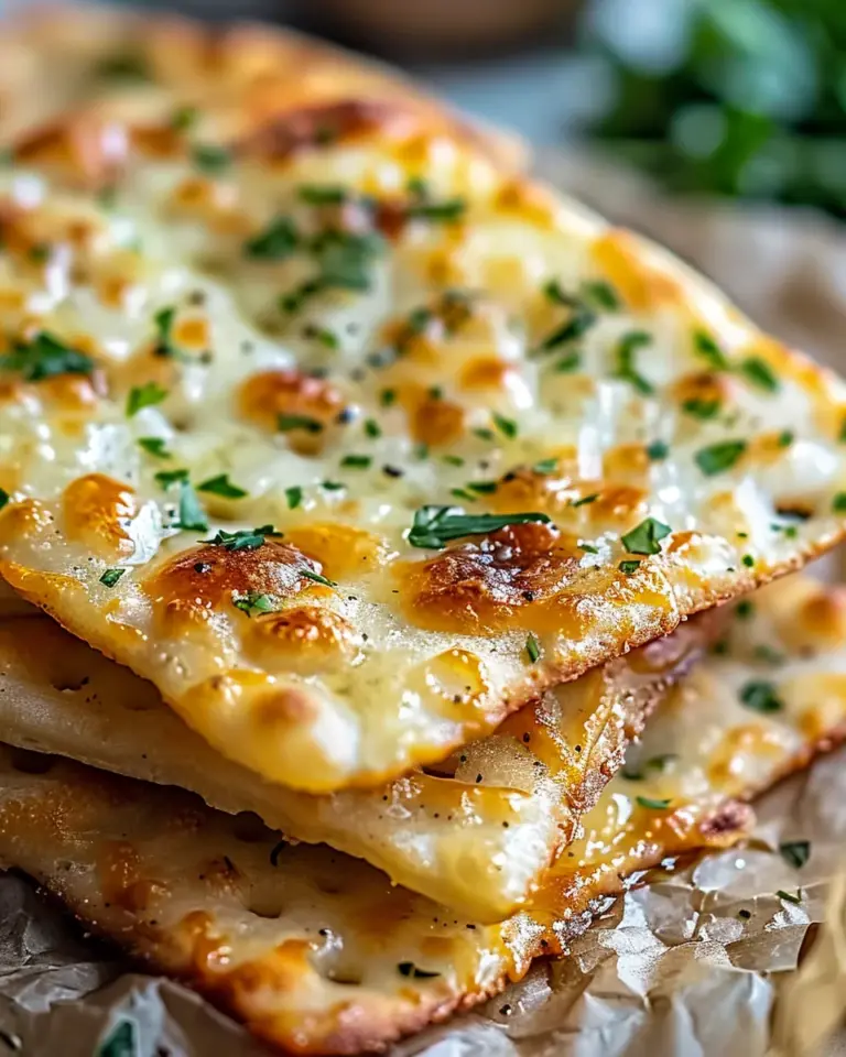 Low-Carb Garlic Keto Flatbread: Simple, Delicious, and Guilt-Free