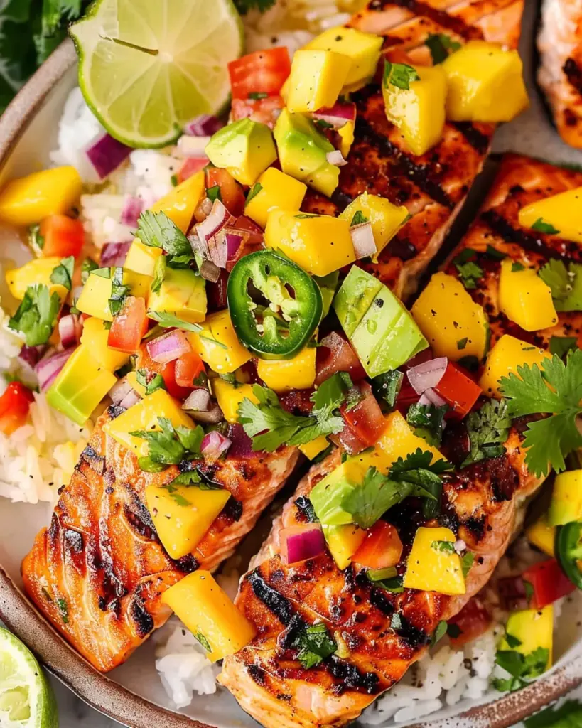 Salmon with Mango Salsa