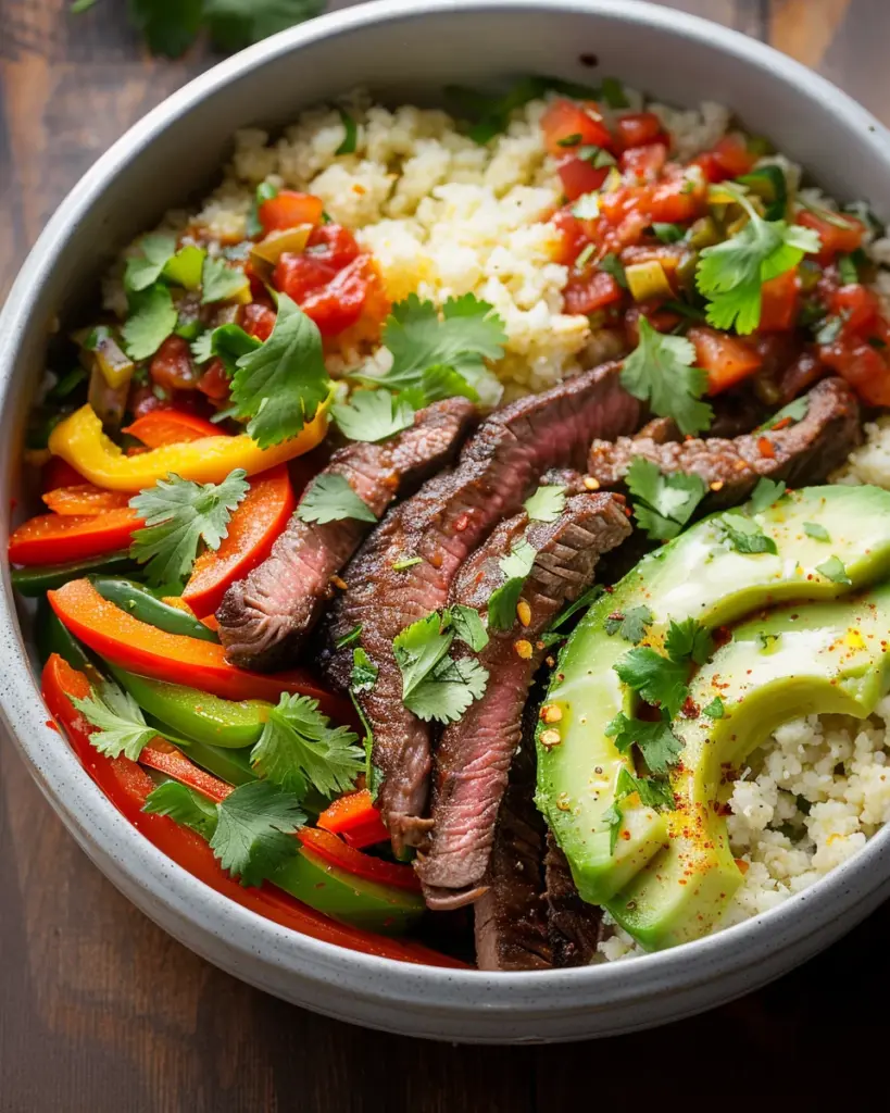 Low Carb Steak Fajita Bowl – 1 Bold Recipe For Keto Lovers