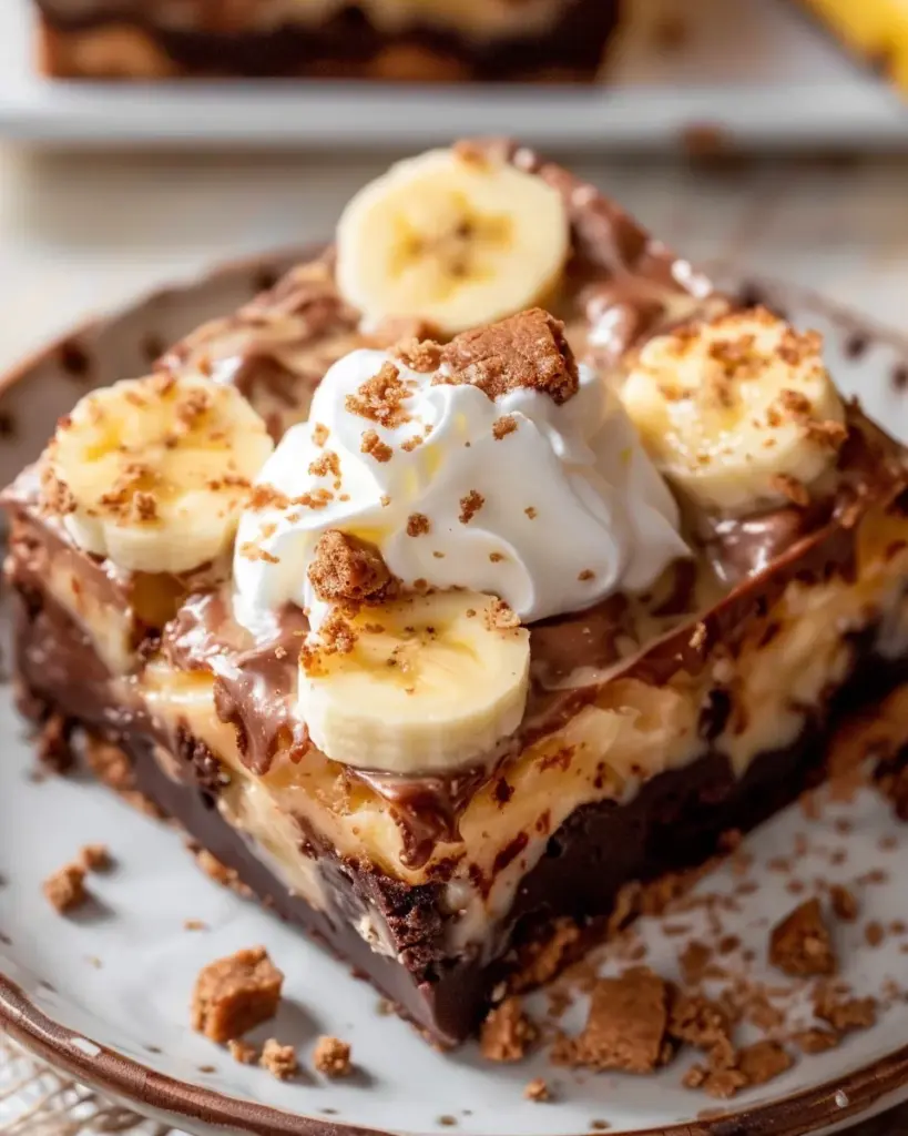Banana Pudding Brownies