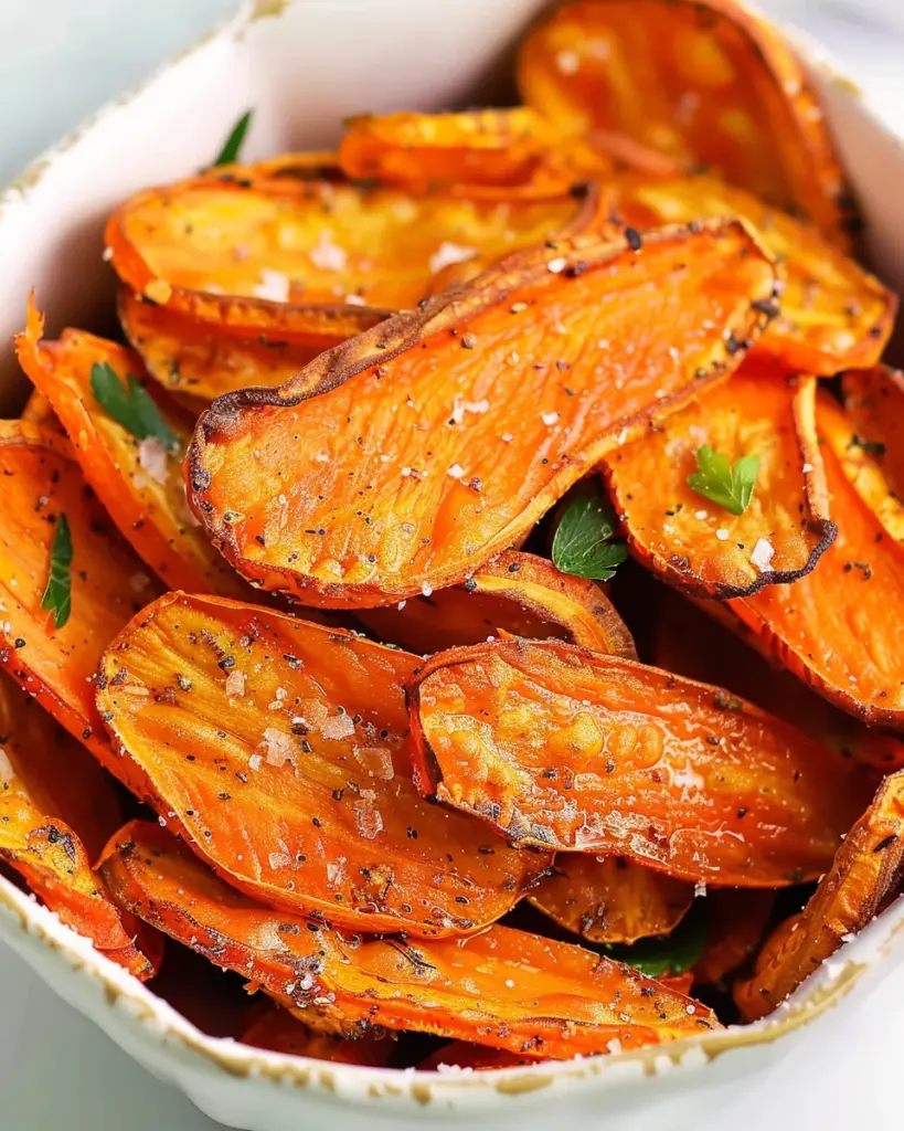 Baked Carrot Chips